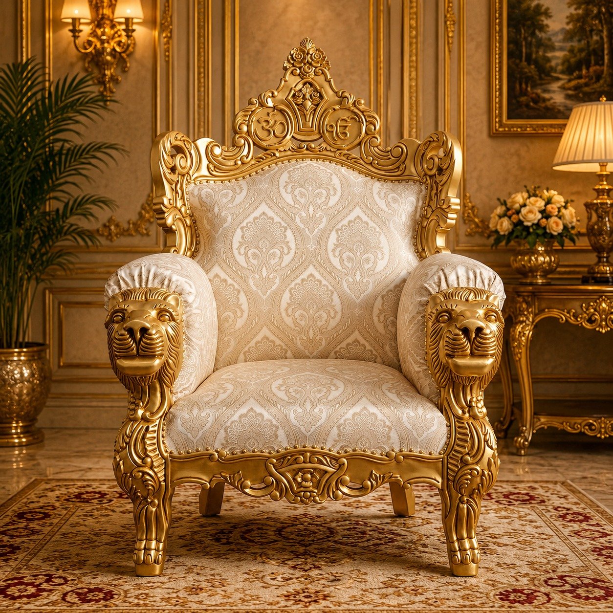 Royal Golden Guruji Chair