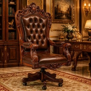 Royal Wooden Executive Chair – Luxury Office Chair