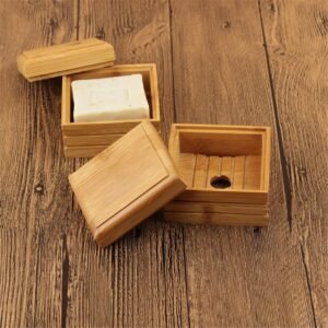 Natural Bamboo Wooden Soap Dish