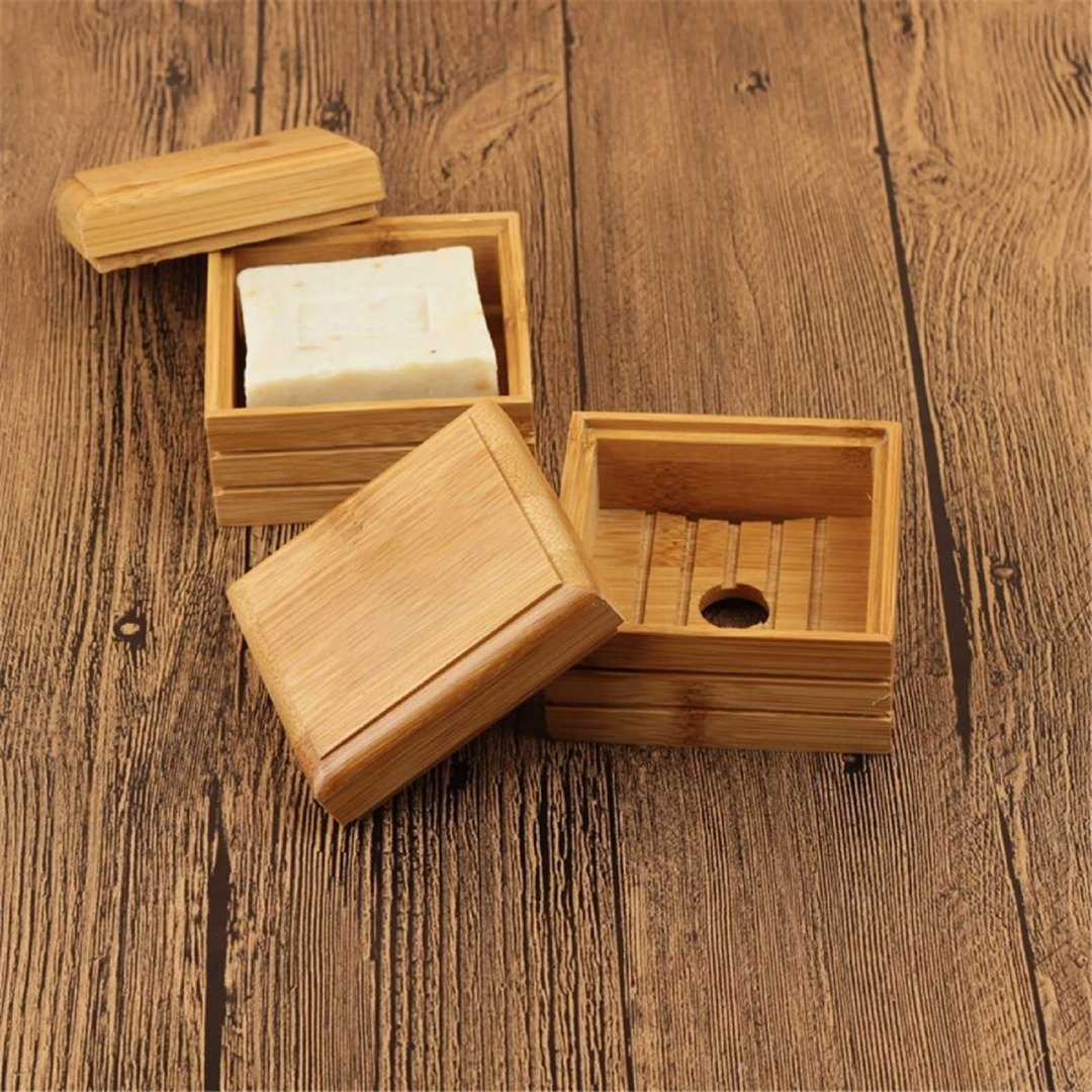 Natural Bamboo Wooden Soap Dish