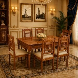 Classic Solid Wood Table Set