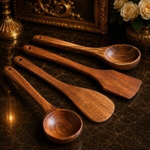 Wooden Kitchen Utensils Set