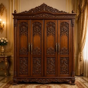 Royal Handcrafted Wooden Almirah