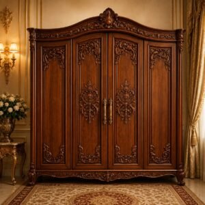 Royal Carved Wooden Almirah