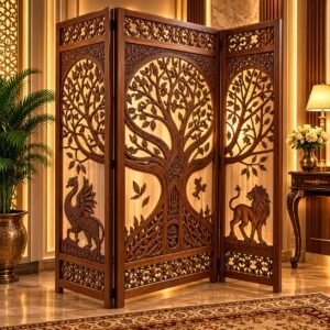 Elegant Wooden Partitions for Timeless Interiors