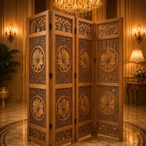 Carved Wooden Partition