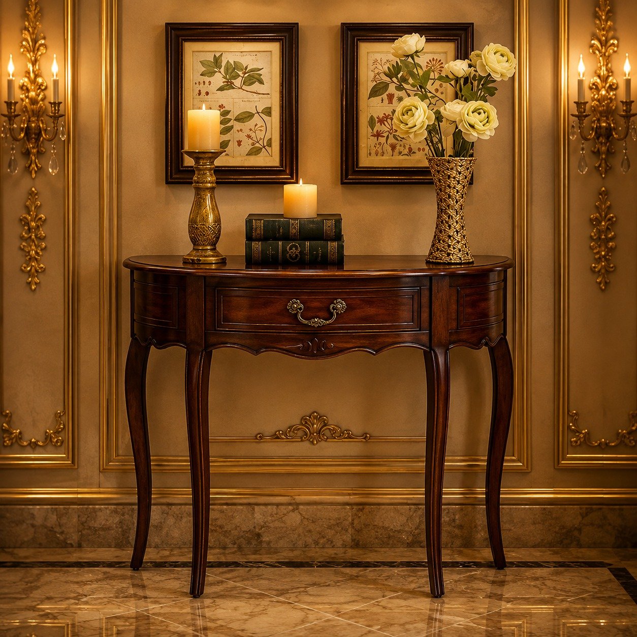 Royal Classic Wooden Console Table